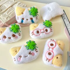 喵呜表情包猫咪日系卡通玩偶公仔配饰装饰品儿童发夹配件辅料