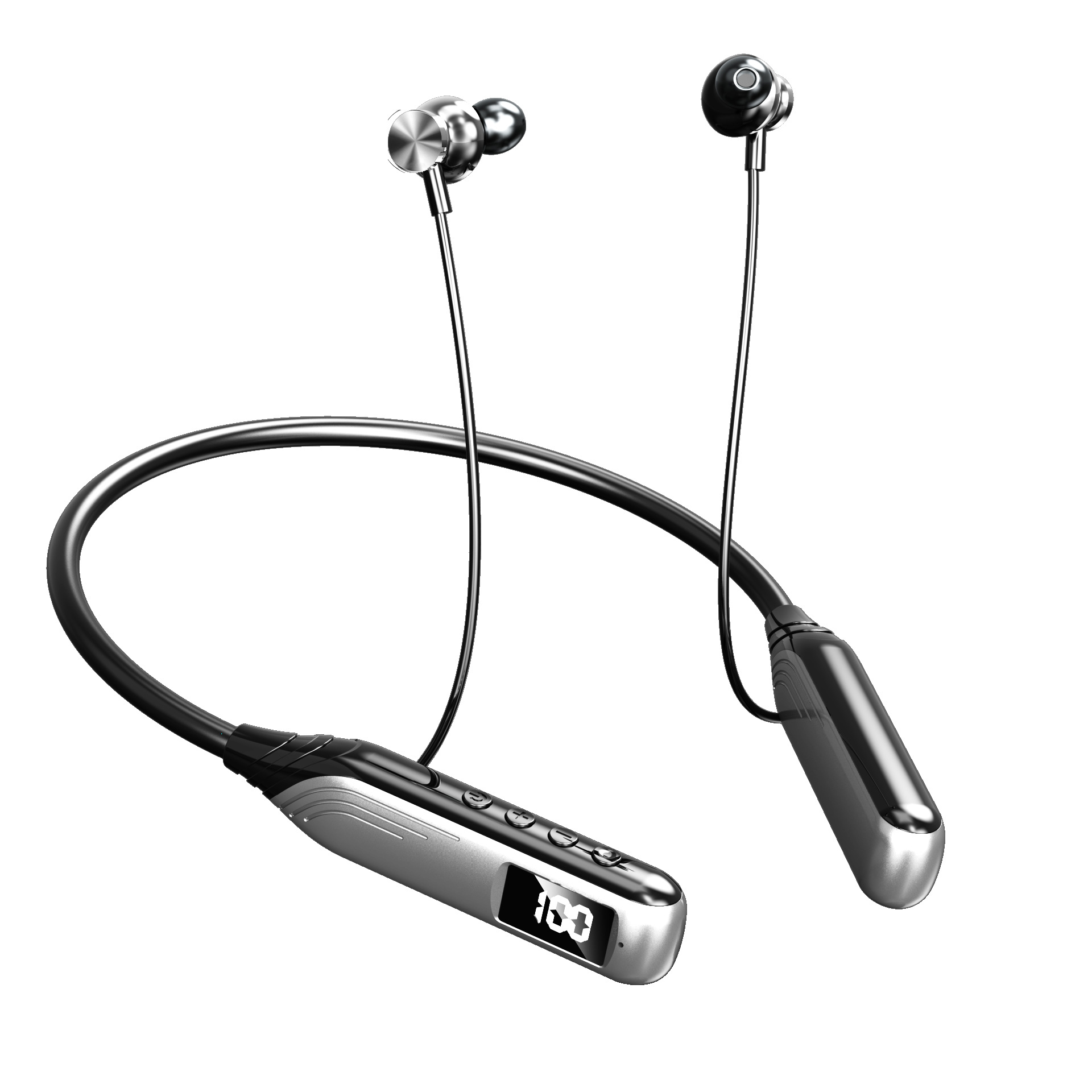 Auriculares inalámbricos Bluetooth con banda para el cuello G91A Berlin Voice, con batería de ultra larga duración, reducción de ruido, karaoke, transmisión en vivo y monitoreo intrauditivo.