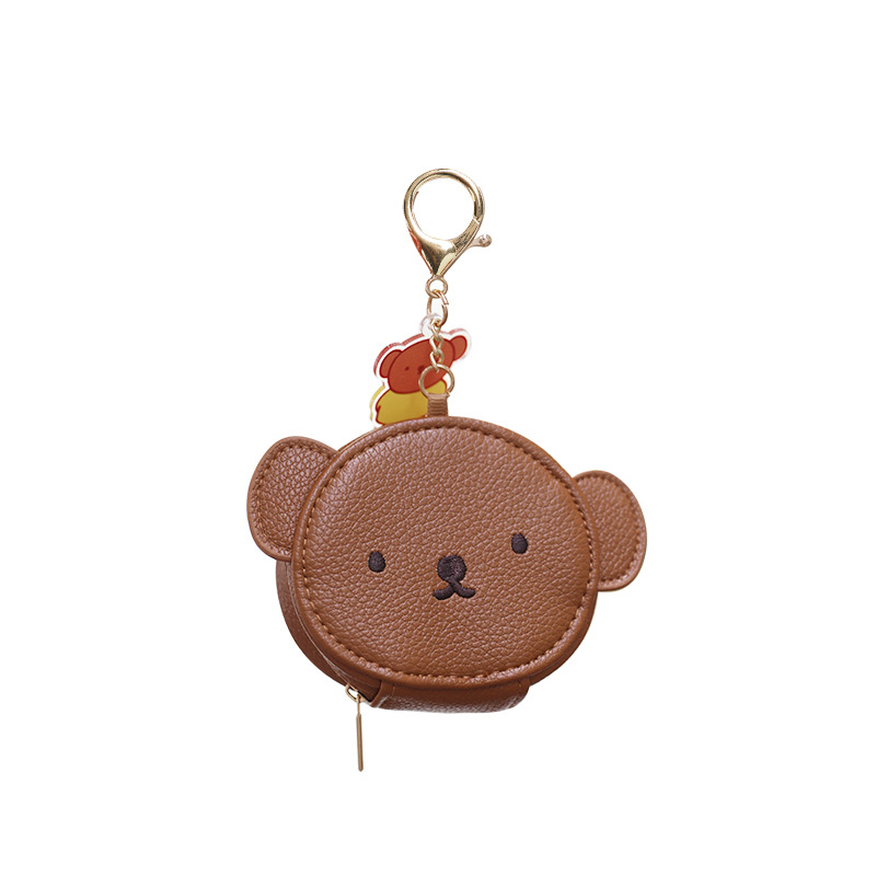 [미피 정품] 다크 브라운 곰 가방