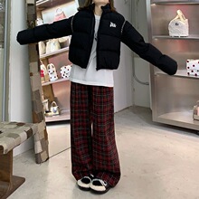 2025冬季新款韩版时尚潮流棉服外套女短款立领设计感棉服外套潮