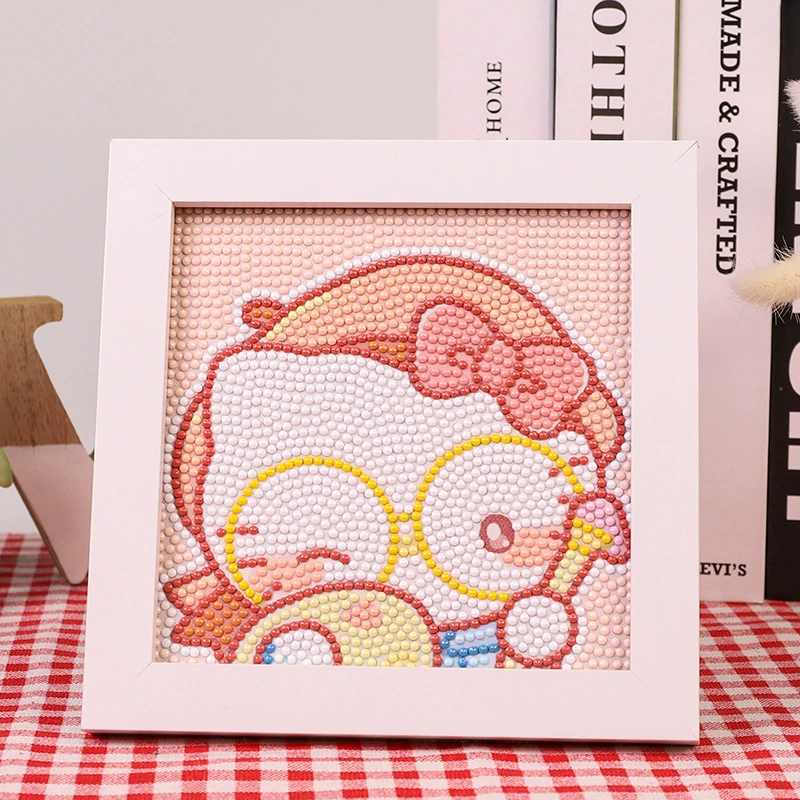 Набор для алмазной вышивки (Sanrio) Пикачу в раме, 17×17 см, комплект для полного стежка DIY