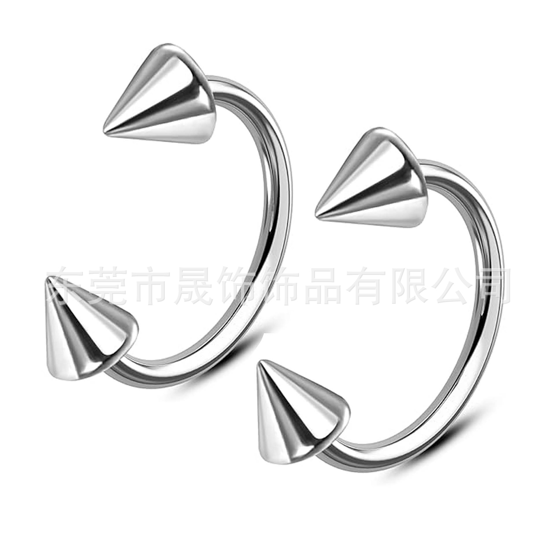 F136 Titanium Alloy Nose Hoop Labret Stud Eyebrow Ring 肚 Navel Ring G23 Implant Grade Titanium Septum 人体 Piercing Jewelry 穿孔