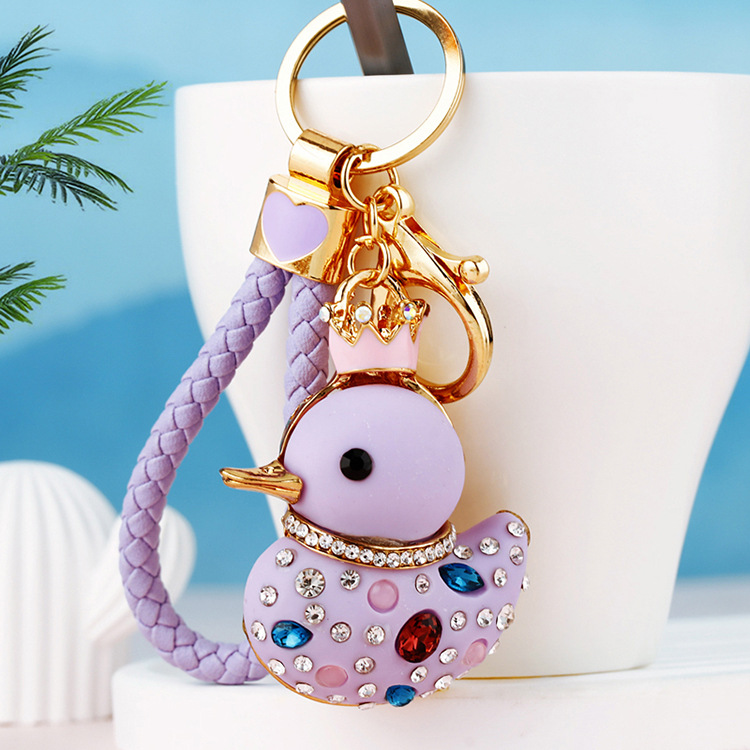 Animal Pattern Women's Gender Cute Style Cute Animal Metal Women's Bag Pendant Keychain
