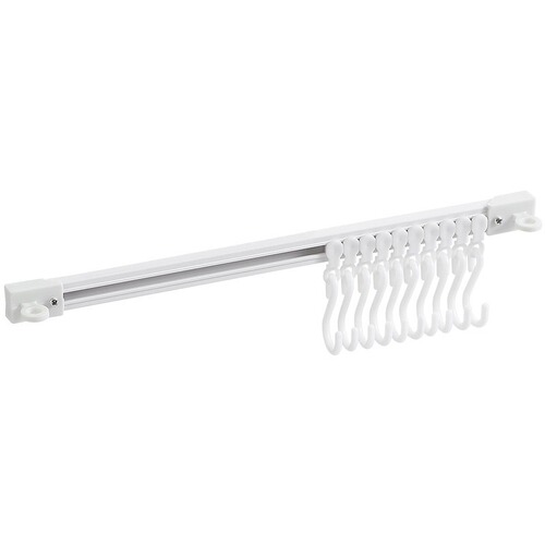 Kitchen storage miracle track wall-mounted hook cabinet door slide rail hooks wall drill-free home hanging rack S adhesive hook