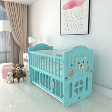 新生儿婴儿床拼接大床可移动宝宝摇篮多功能BB实木摇床小床刚出生