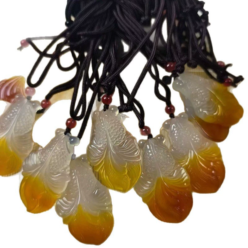 Agate pendant for men and women, necklace, sweater, wholesale