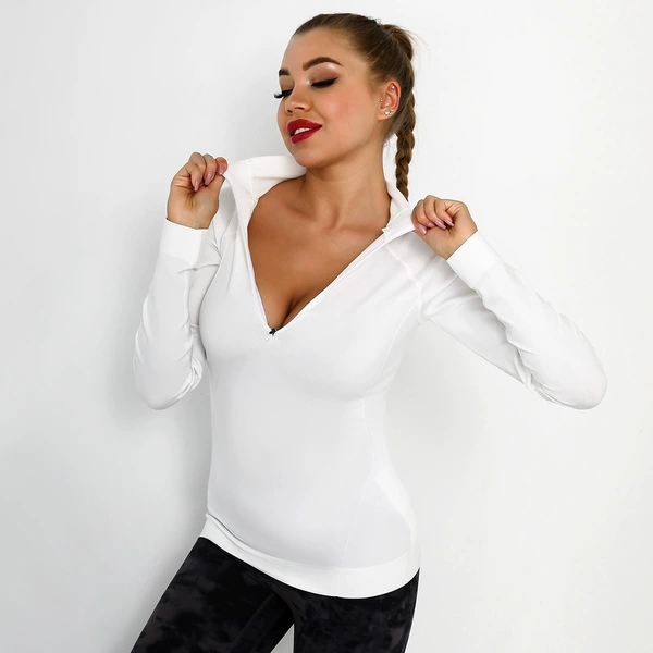 6318 Long Sleeve-White