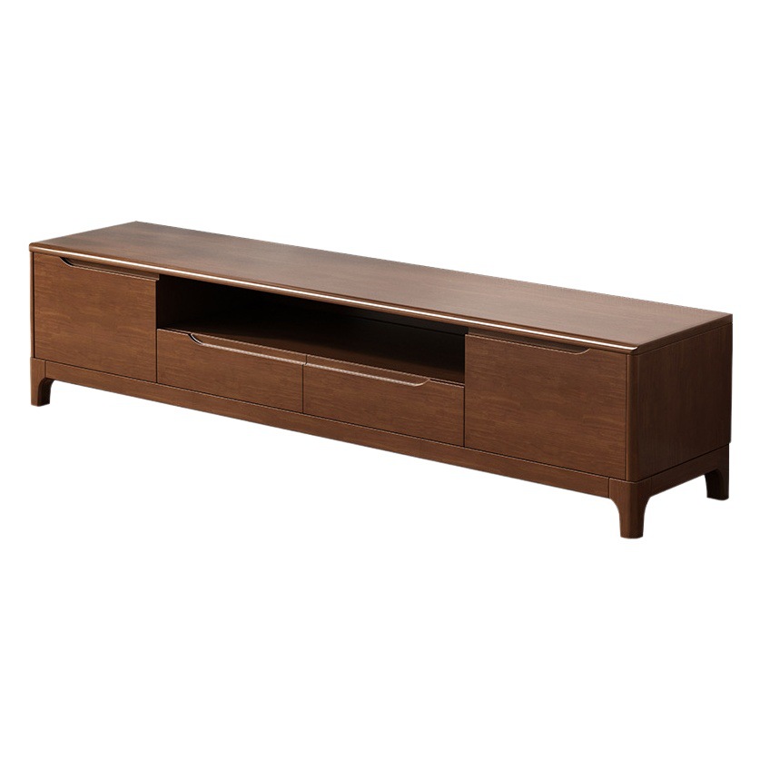 Gabinete de TV de madera maciza pequeño apartamento 1,2/1,5 m/Multi-tamaño moderno minimalista sala de estar dormitorio gabinete de piso