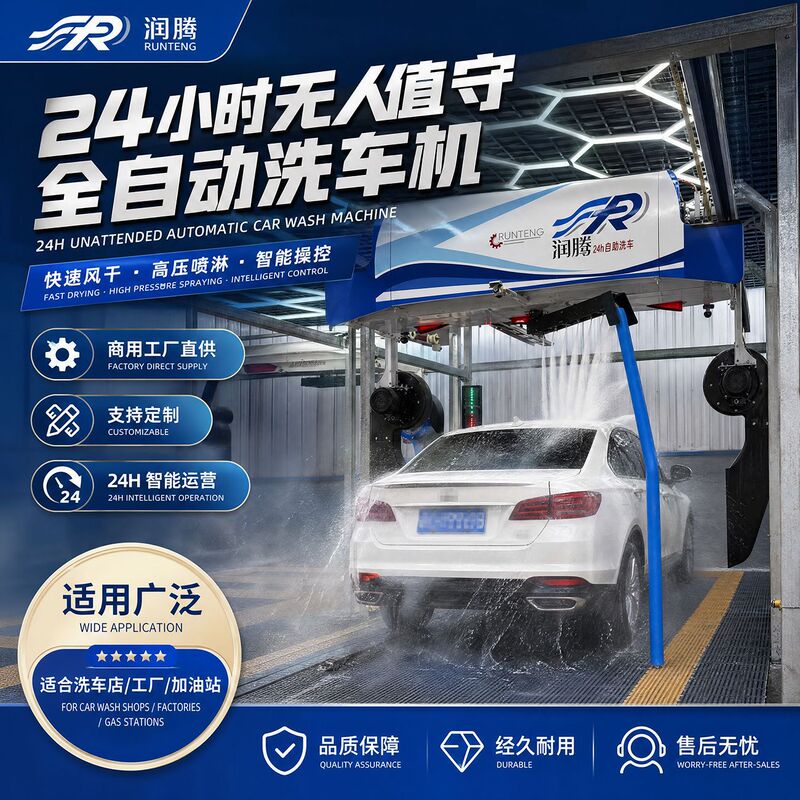 Intelligent Fully Automatic Car Wash Machine, 24-Hour Unattended Cleaning Equipment, Quick Drying, Commercial Car Wash Machine Factory Intelligent Fully Automatic Car Wash Machine, 24-Hour Unattended Cleaning Equipment, Quick Drying, Commercial Car Wash Machine Factory