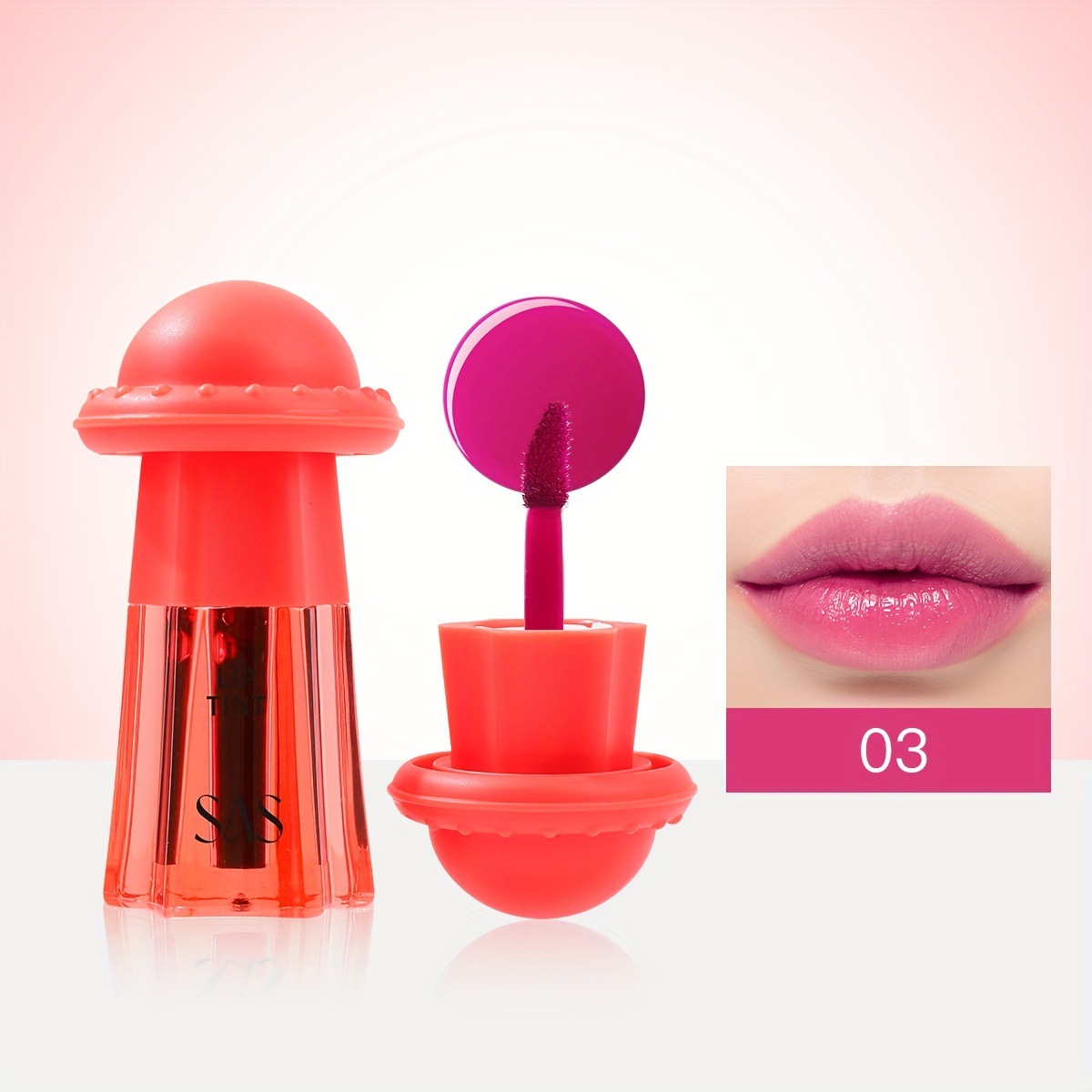USHAS Europa y los Estados Unidos transfronterizos spot perla lápiz labial miel labial impermeable no taza no esmalte labial SAC070