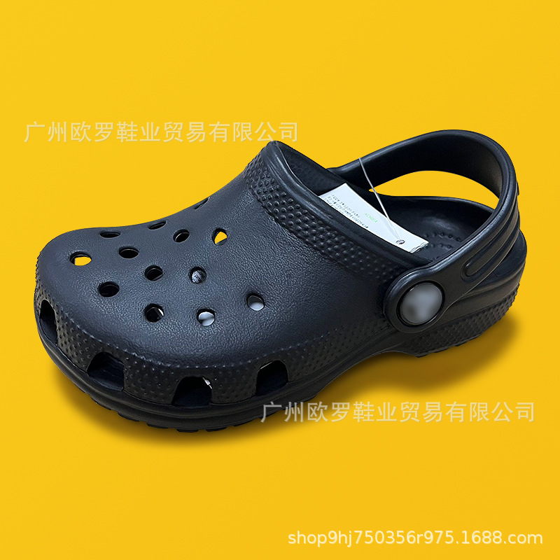 Cruz de zapatos de agujero para niños estrellas clásicas suelas blandas sandalias de playa zapatillas al por mayor