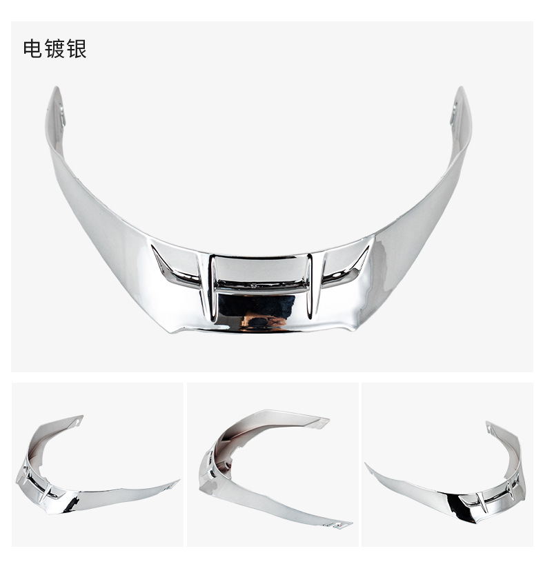 Soman Motorcycle Helmet Sm955S Tail Wing, Open-Face Helmet 955-S Personalized DIY with Tail Wing Accessories