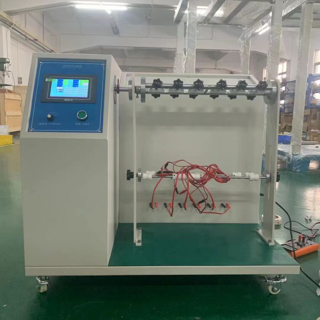 万佳WJ-817C触屏光纤线音频线弯折摇摆试验机 线材弯曲扭转测试仪