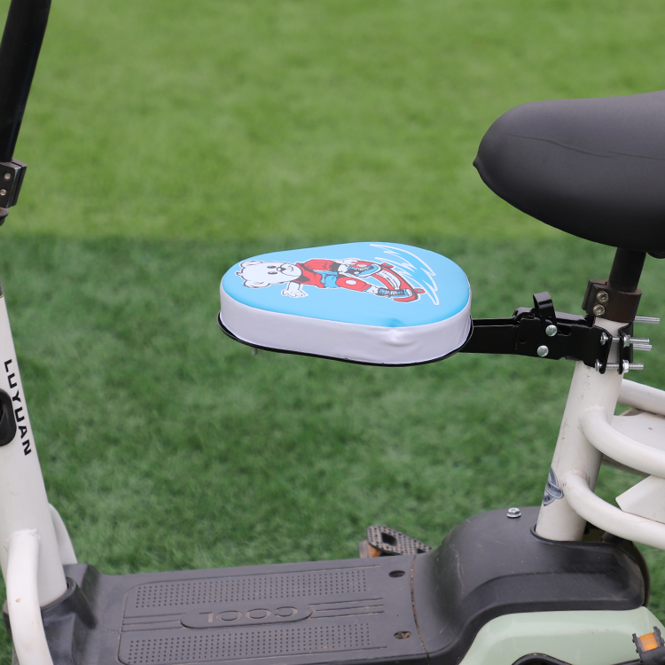 Suitable for Electric Vehicles, Bicycles, Scooters, Children's Front-Mounted Seats, Foldable Electric Bike Child Seats