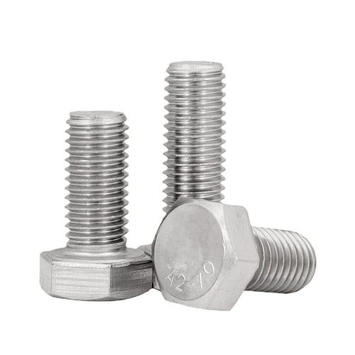 304 stainless steel external hexagonal screws extended full thread 6-angle screws DIN933 hexagonal bolts M4M5M6M8