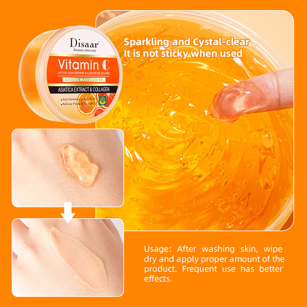 Vitamin C DISAAR Aloe gel Moisturizing&Brightening Bone Gum face cream VC Gel V_voghion.com