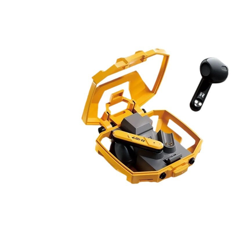 本物の T32 ウォーメイドマシンバッジリアル TWS Bluetooth ヘッドセットセミインイヤーゲーム音楽デュアルモード低遅延|undefined
