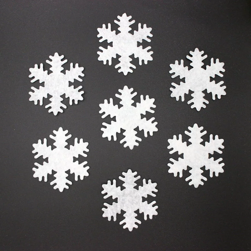 Оптовая Снежинка любовь голова мыши пятиконечная звезда улыбающееся лицо мультфильм DIY нетканые ювелирные материалы ручной работы