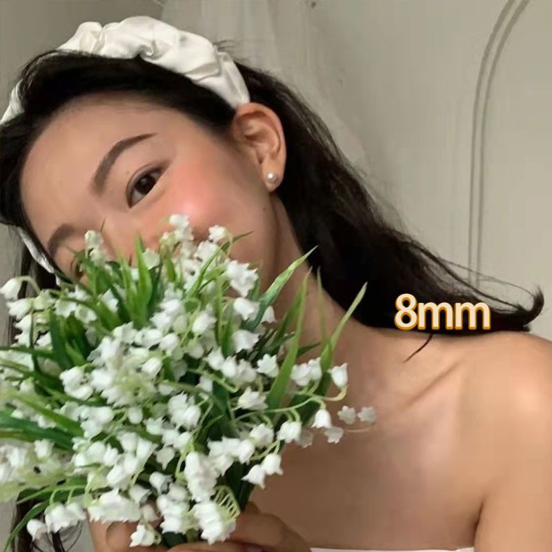 Shi Jiazhu 925 Tremella Needle White 8MM