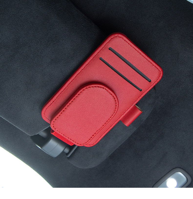 Car Multifunctional Glasses Clip, Ticket Clip, Practical High-End Round Eye Clip, Multifunctional Accessories, Fashionable