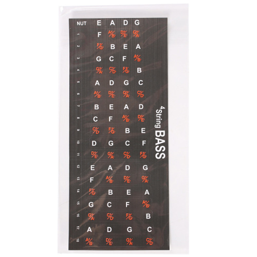 Guitar fretboard stickers Guitar fretboard stickers Guitar scale stickers Guitar scale stickers BASS bass stickers