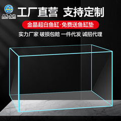 ゴールデンクリスタル超白色水槽工場直販水槽家庭用デスクトップ生態水槽熱帯雨林水槽超白色ガラス水槽
