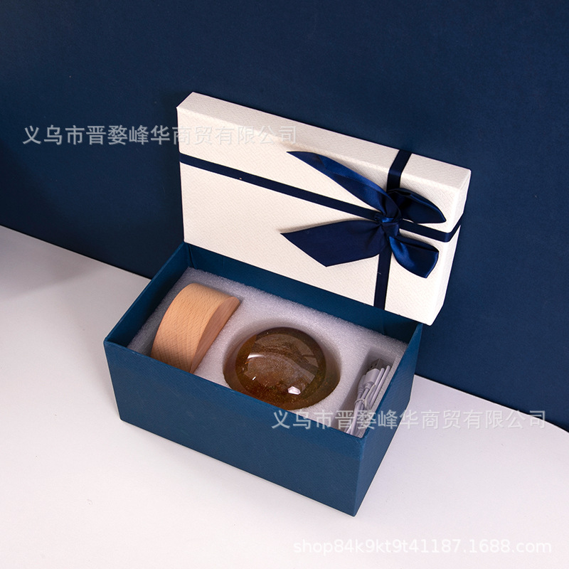 Galaxia bola de cristal al por mayor regalo del Día DE LOS NIÑOS Regalo de Cumpleaños cristal noche Luz Decoración artesanía