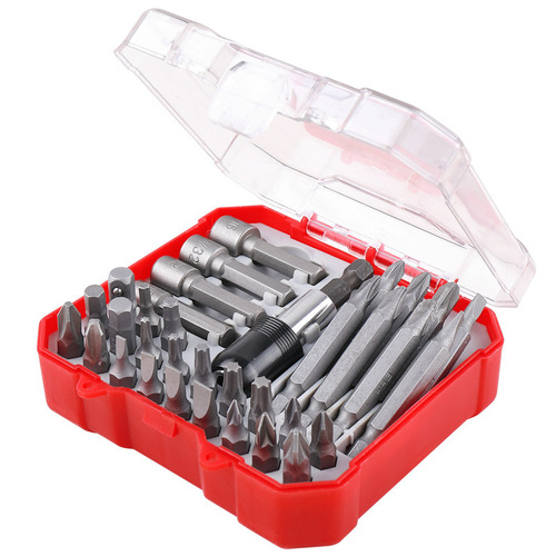XIMENG 34-piece screwdriver bit set, cross-hexagonal screwdriver, screwdriver, factory direct sale
