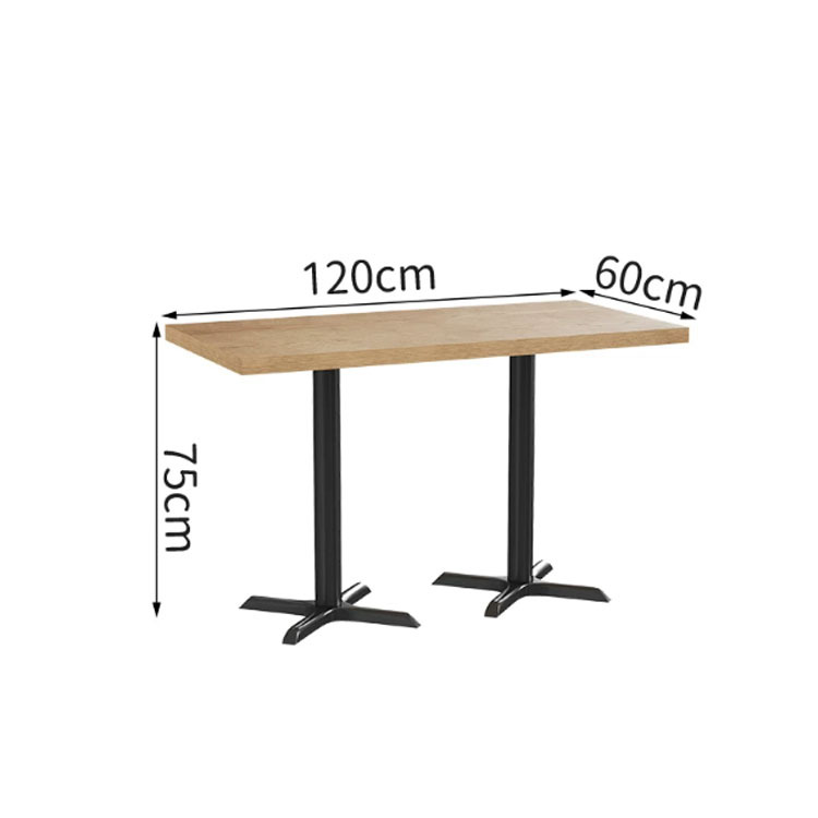 Juego de Mesa y Sillas para Comedor de Madera Maciza para Restaurante