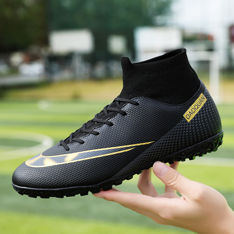 Men Soccer Shoes AG/TF High Ankle Footba...