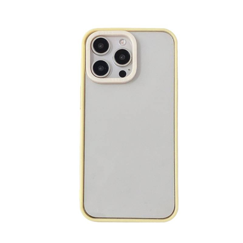 撞色苹果17promax双色手机壳iPhone15/14pro磨砂壳亚克力12凹槽壳|undefined