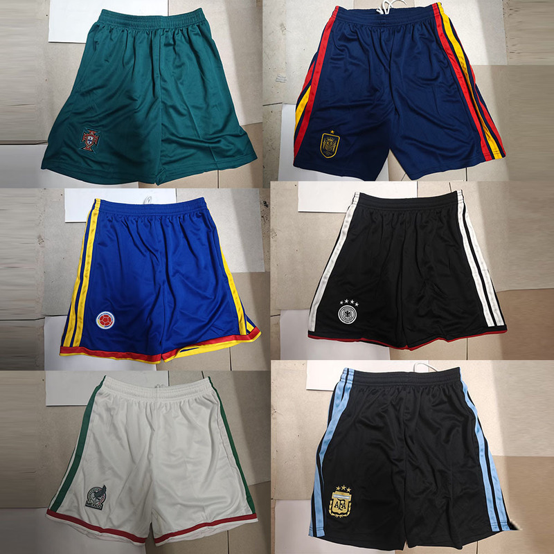Sports Shorts Men's Training Germany Argentina Spain Mexico Barcelona Football Pants Quick-Drying Shorts