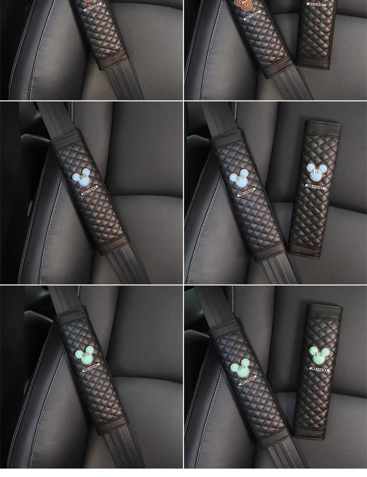 Car Seat Belt Shoulder Cover Cute Internet Popular Qiqi Car Pair of Interior Shoulder Cover Children's Car Inner Shoulder Cover