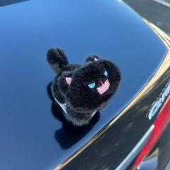 毛揚げの車の尾部のペンダントの人形の車のお尻のトランクのオートバイの電気自動車の子供