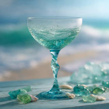 ���Q�·f����Ocean Wave Sea Glass Wine Glass���˼y�������Ʊ�
