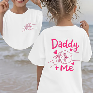Daddy+Me �H��ȭӡ���ރ�ͯ T �� ��Ů�H��ӡ������60409-46