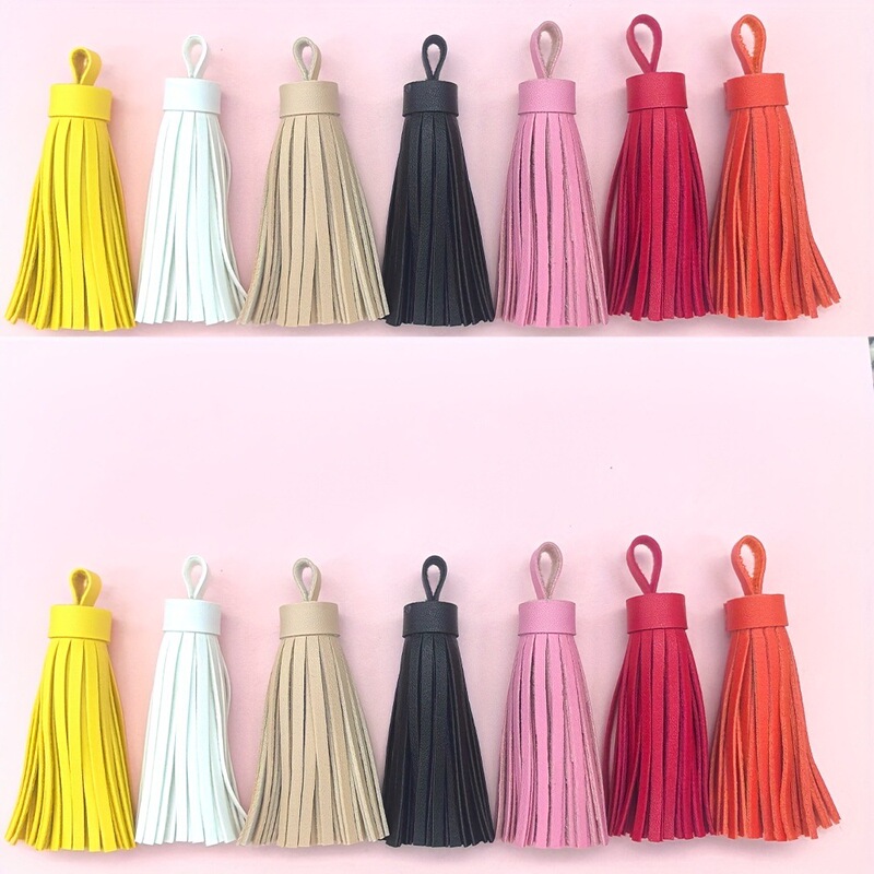 Pu Leather Tassel DIY Accessory for Car Pendants, Keychains, Bags, and Handmade DIY Decorations Pu Leather Tassel DIY Accessory for Car Pendants, Keychains, Bags, and Handmade DIY Decorations