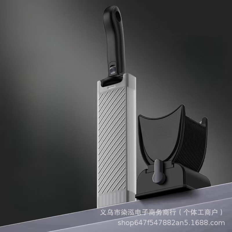 Cortador de carne transfronterizo Cuchillo de acero inoxidable Cuchillo de carne rápido Cortador de verduras de carne fresca manual Cortador de carne doméstica