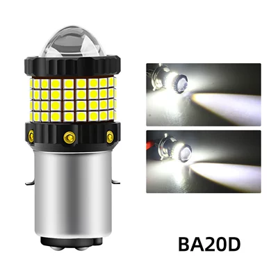 White Dual-Color Modified Spotlight with – Motorcycle headlights, headlights - ba20d-off-white