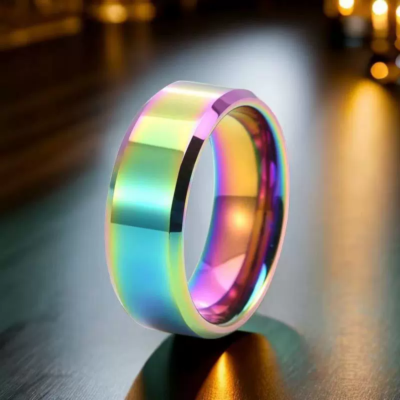 Ст Ring из нержавеющей стали, корейский стиль, множество отделок, размеры 5–13