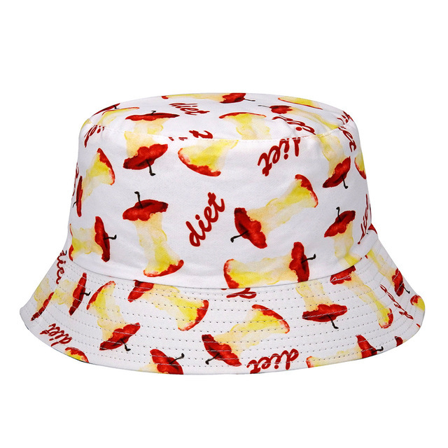 Sombrero de Sol de verano Sombrero de cubo de pato amarillo reversible para hombres