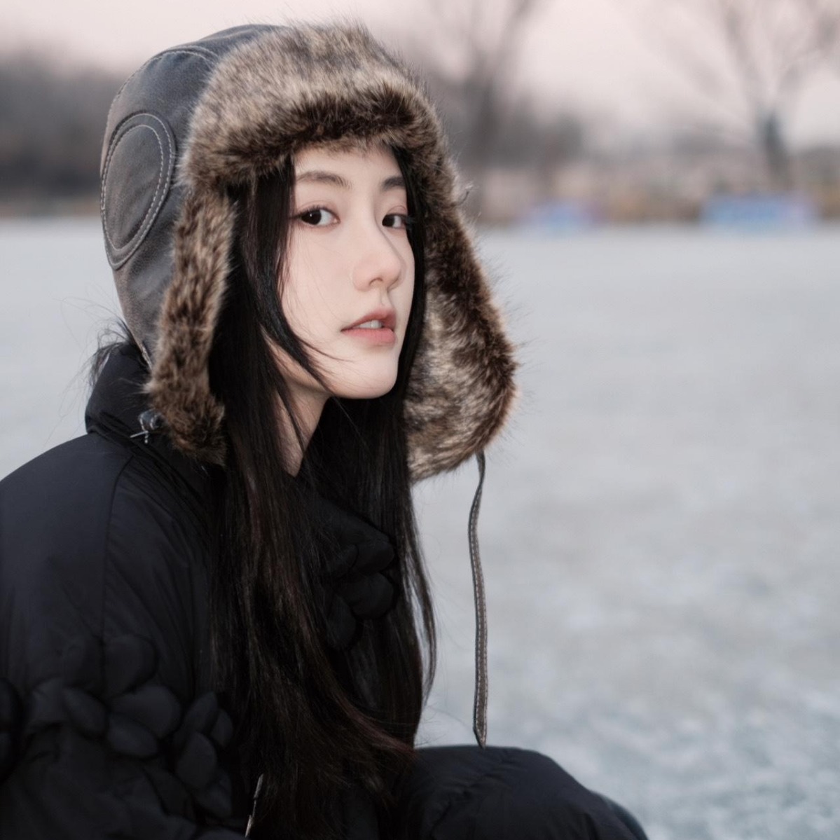 雷锋帽女飞行员帽冬天滑雪帽骑车防风防寒护耳保暖帽子男韩版潮人