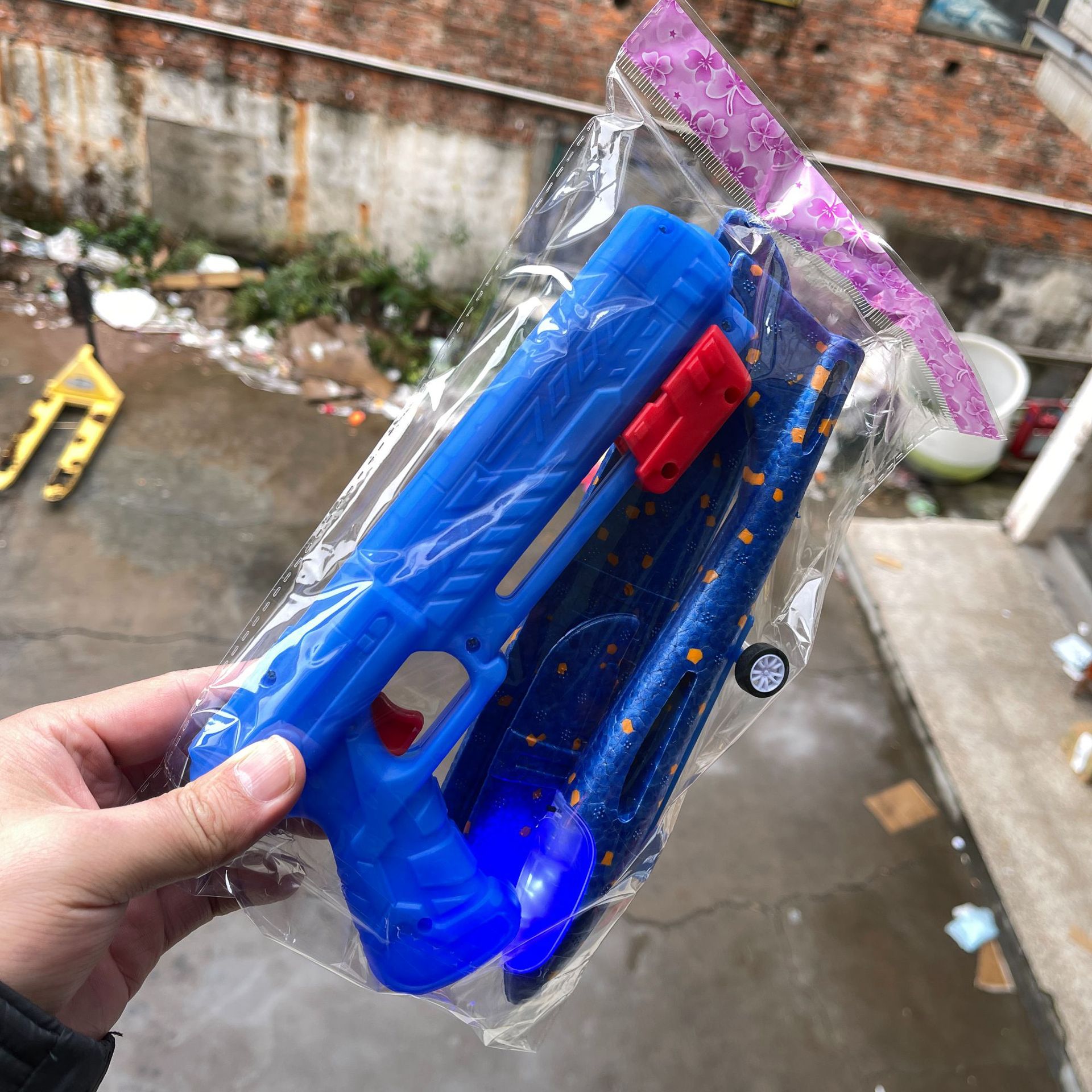 Explosiones transfronterizas aviones de espuma catapultadas pistolas de mano juguetes al aire libre para padres e hijos aviones con lámparas