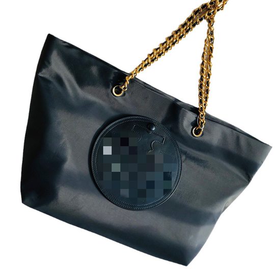 New TB Nylon Chain Tote Bag Eall Shopping Bag Large Capacity Mummy Bag Lightweight Commuter Shoulder Handbag