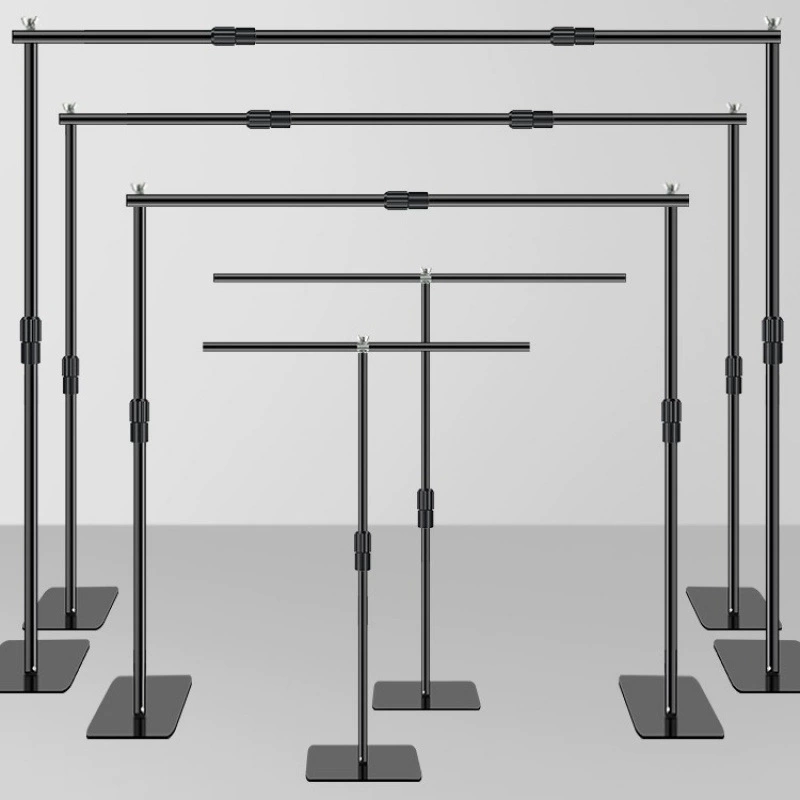 [Горизонтальные и вертикальные стойки выдвижные] Подставка для фотосъемки, фон для фото, тканевый кронштейн, подвесная ткань для фона, телескопическая стойка, прямая трансляция