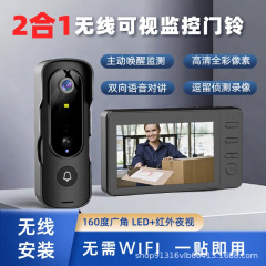 画面付きインターホン付きビデオドアホン、猫目カメラ、AIスマート人物認識、スマートセキュリティを専門的に提供する越境事業
