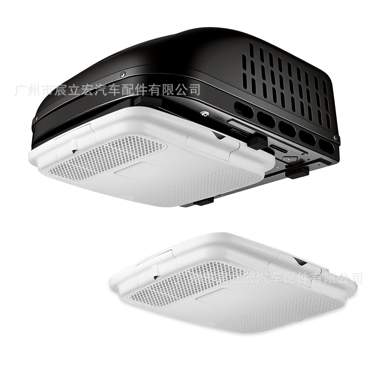 Black Rv Air Conditioner All-In-One Unit 115V220V 15000Btu Cooling Capacity Car Parking Electric Air Conditioner