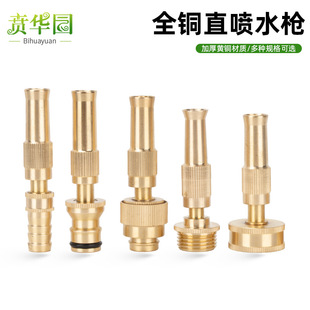 High-Pressure All-Copper Spray Gun Connector Water Pipe Copper Connector Car Wash Quick Connector Nipple High-Pressure Car Wash Water Gun Nozzle