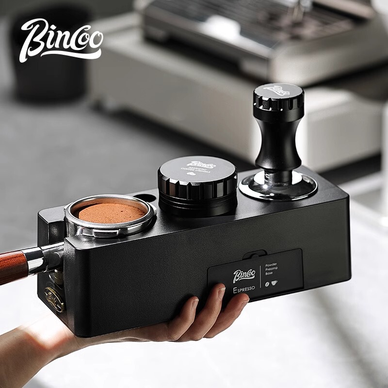 Bincoo Coffee Press Powder Base Three-Piece Set Powder Dispenser Handle Filling Powder Hammer Storage Coffee Machine Tool Set Bincoo Coffee Press Powder Base Three-Piece Set Powder Dispenser Handle Filling Powder Hammer Storage Coffee Machine Tool Set