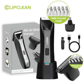 专用三合一剃须刀套装男士电动胡须可水洗USB电剃毛器男士体毛剪